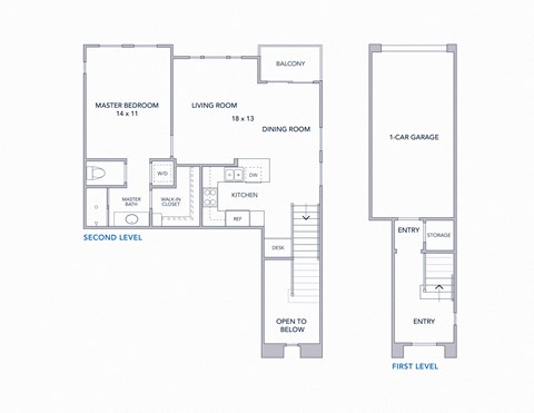 CasaLago Eastlake Apartments 2D Floor Plans P1